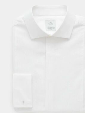 Todd Snyder Italian Cotton Pique Bib Front
Tuxedo Shirt sz 15.5 Bin#26